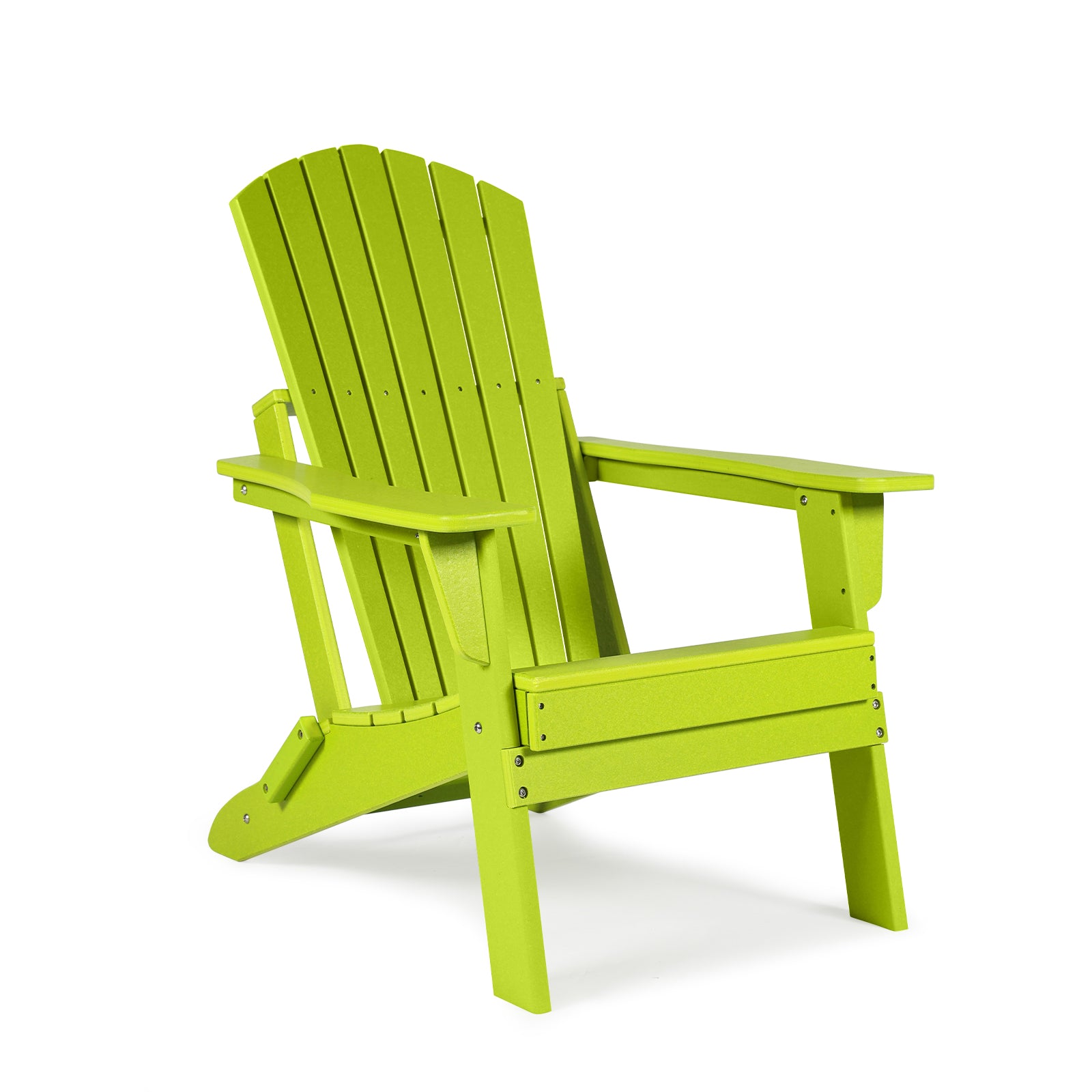 Aoodor_Folding_Adirondack_Chair_Lemon_Green